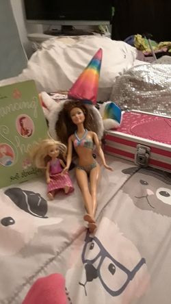 Two dolls and cute stuff