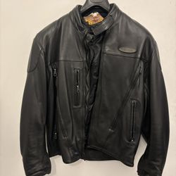 Harley-Davidson FXRG Leather Motorcycle Jacket