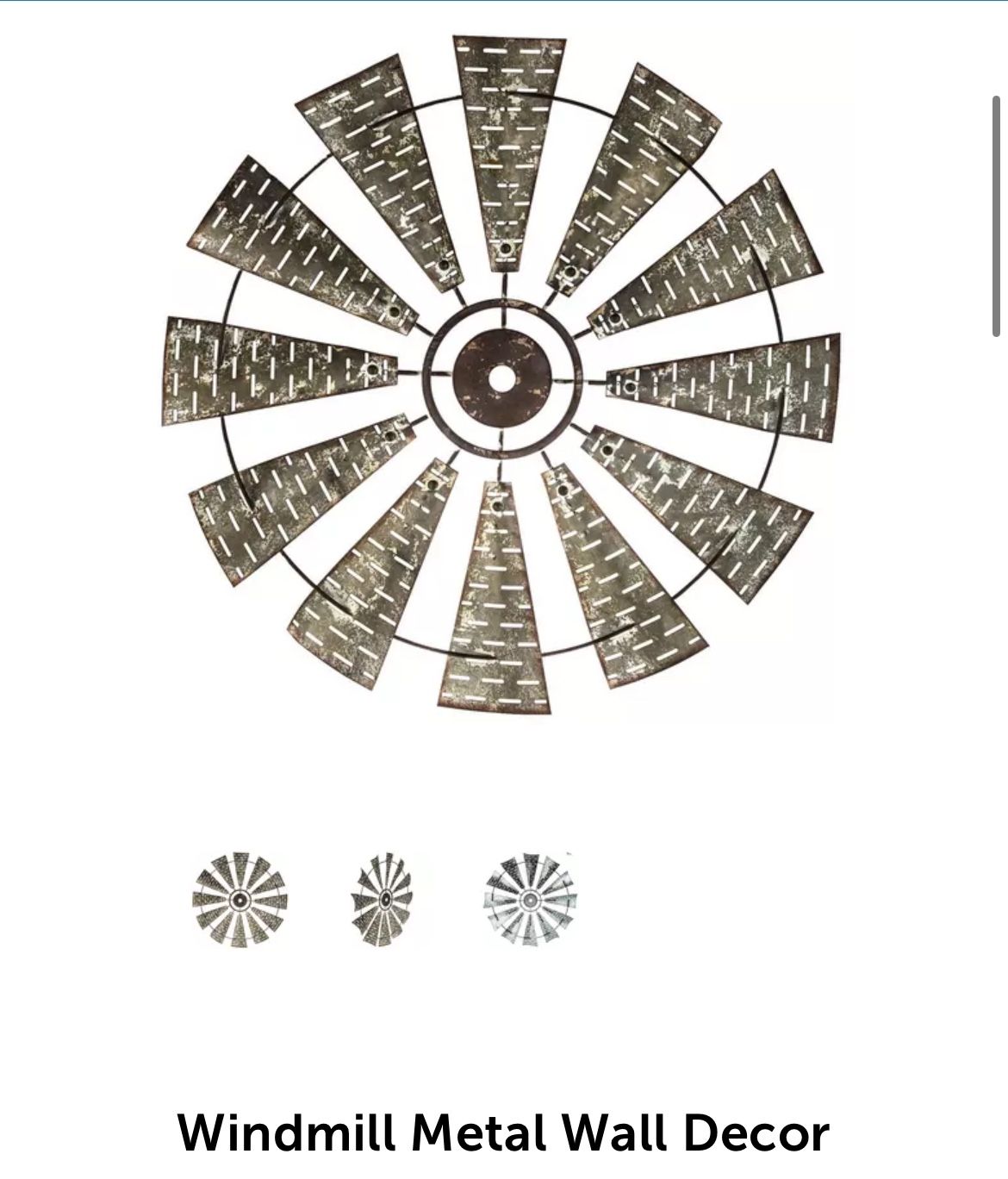 Windmill Wall Decor