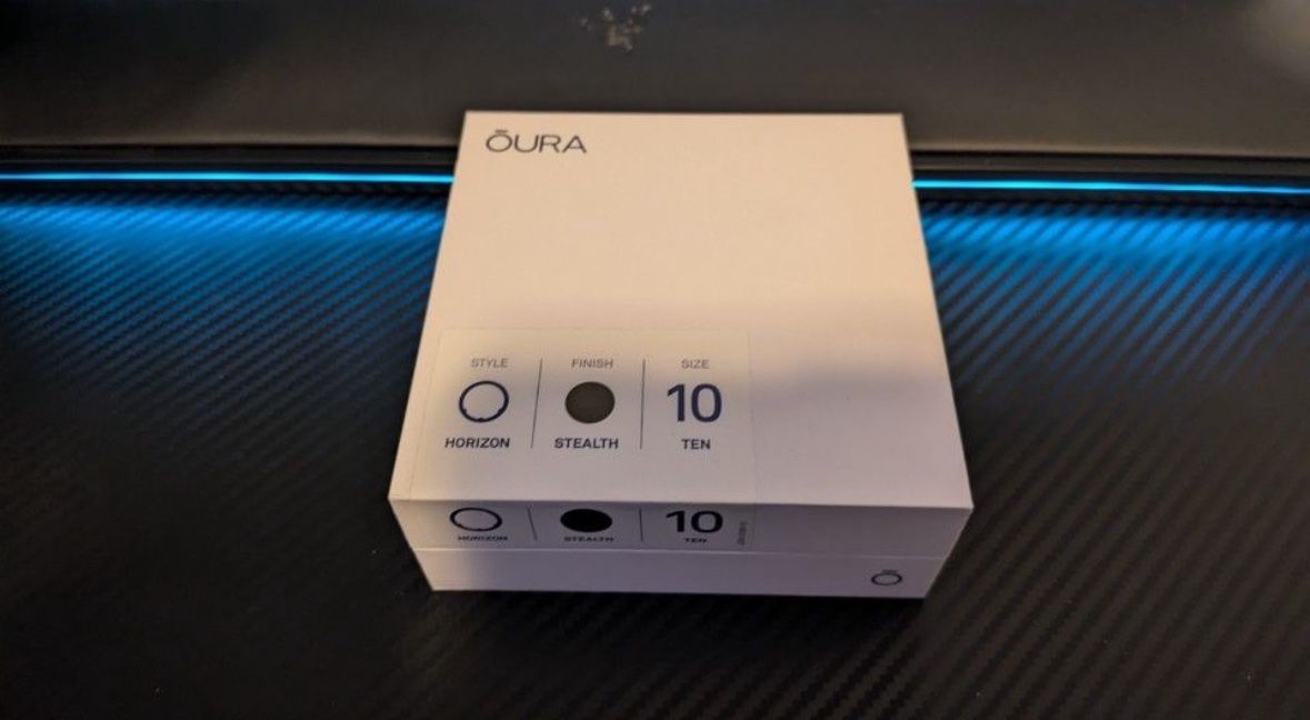 Oura Ring Gen 3 Horizon Stealth Size 10