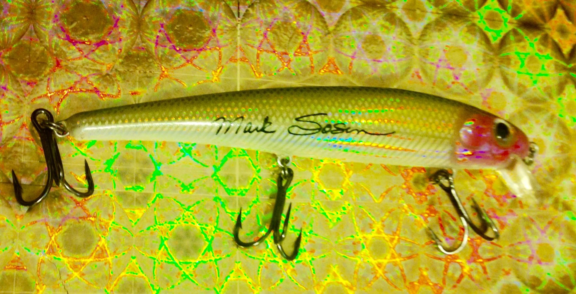 "MARK SOSIN" EXCALIBUR MINNOW LURE (great shape - vintage)
