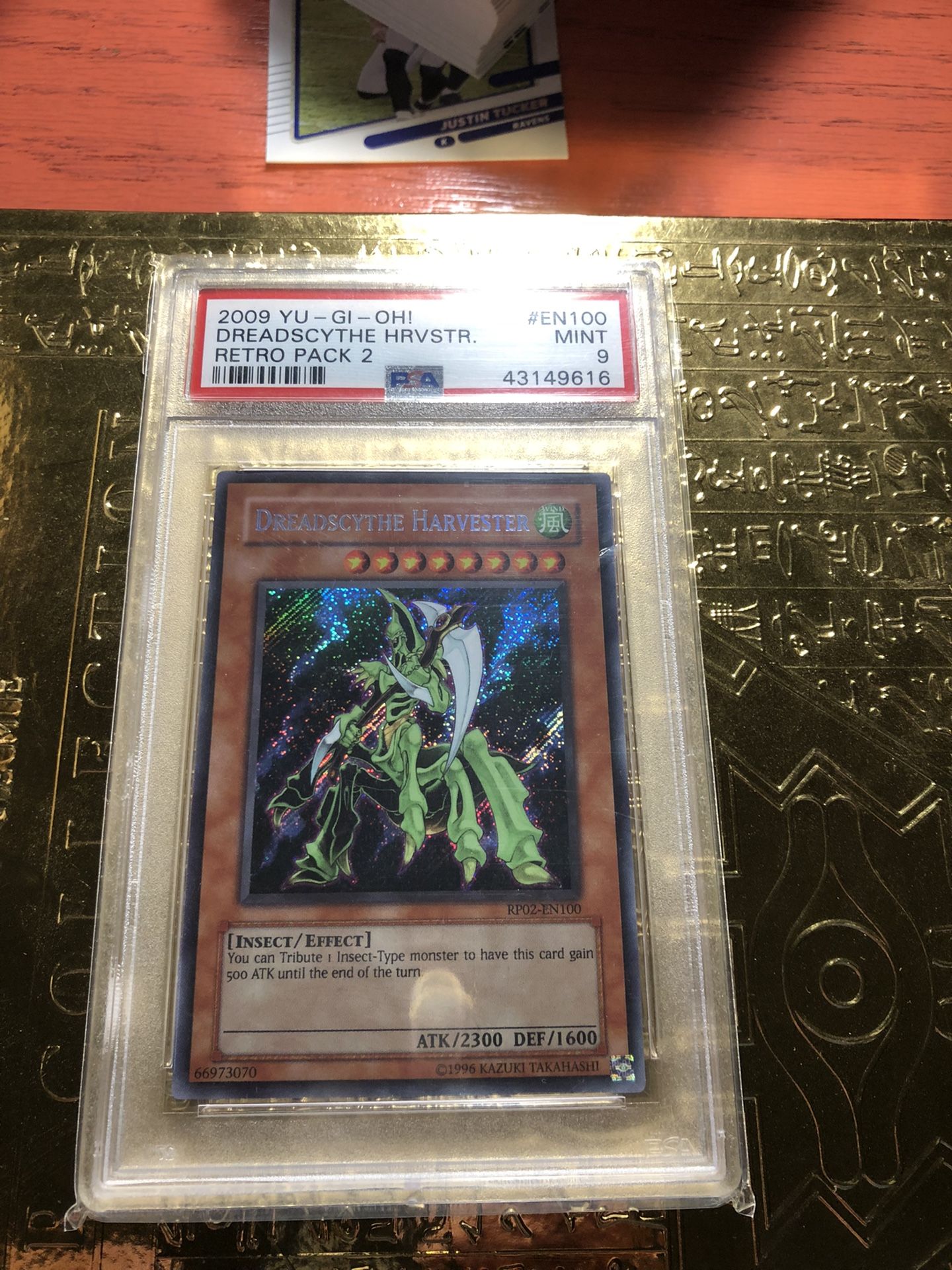 Yugioh PSA 9 RP2 Dreadscythe Harvester