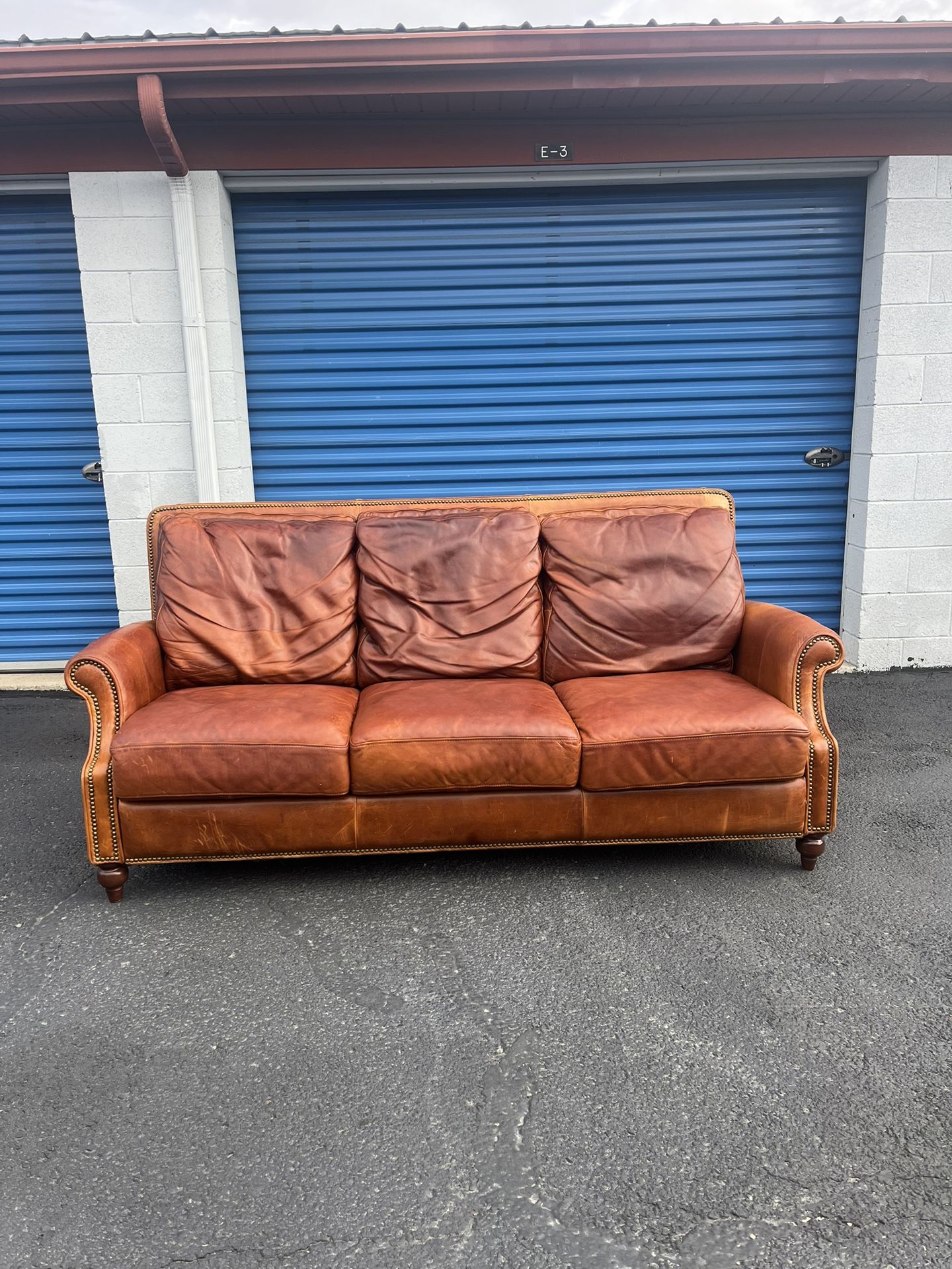 Leather Sofa - Free Delivery