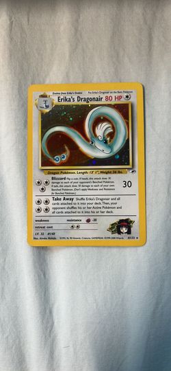 Erika’s Dragonair Pokemon Card