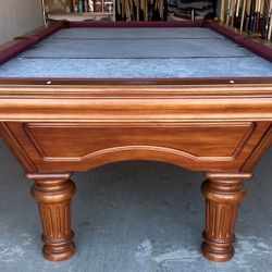 8’ Pool Table - Brunswick Glenwood + FREE Pro Setup