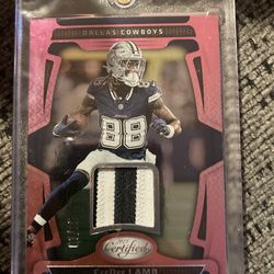 CeeDee Lamb 2025 Certified Patch Card