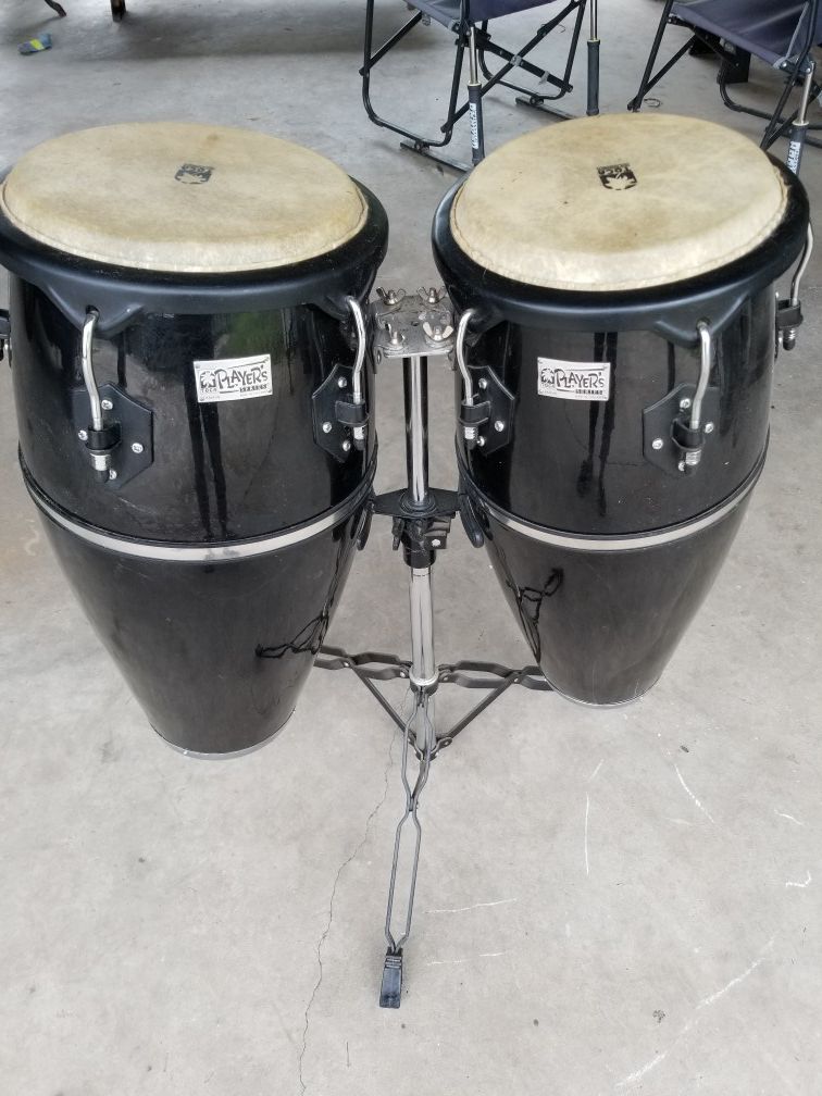 Toca brand congas with stand