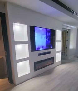 Media wall, centro de entretenimiento tv