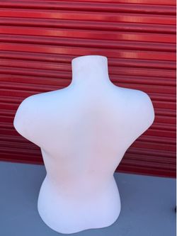 PINK Female Torso Mannequin Display Bust – Retail Store Display – White