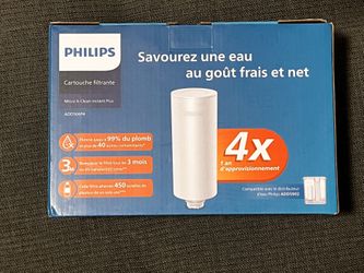 Pack of 4 Plus ADD566 filter cartridges - Philips brand.