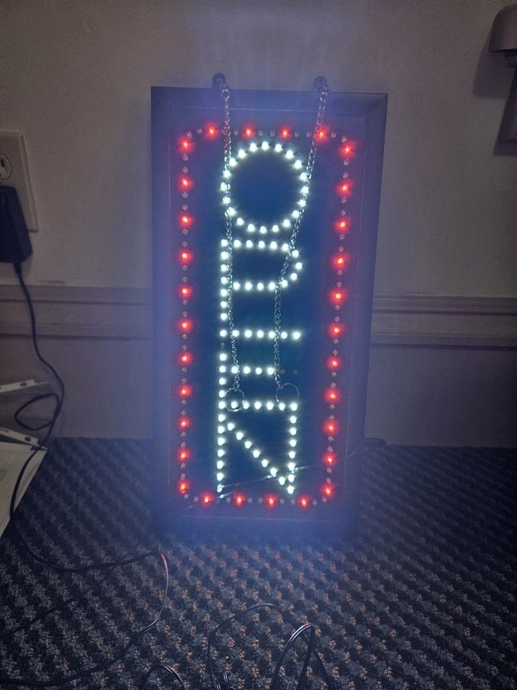 Store Fromt Open Sign LED Light up