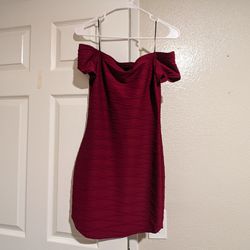 Red dress, Small, Fitted