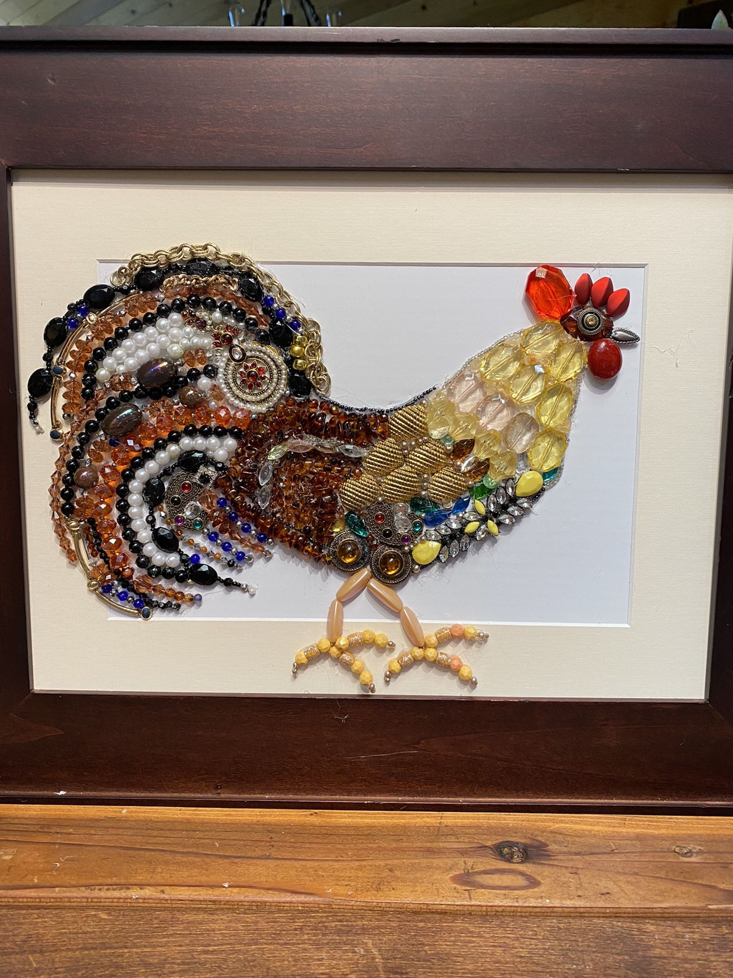 Handcrafted Rooster Picture