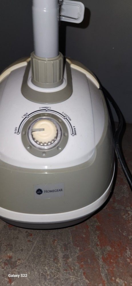 Homegear garment steamer.