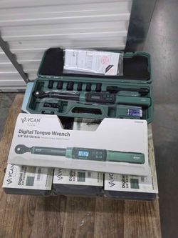 VCAN 17 Inch 3/8 Digital Torque Wrench LCD Indicator & Sound  (FIRM, FIJO, NADA MENOS, New)