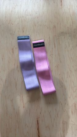 HomRealm Fabric Resistance Bands Set of 2