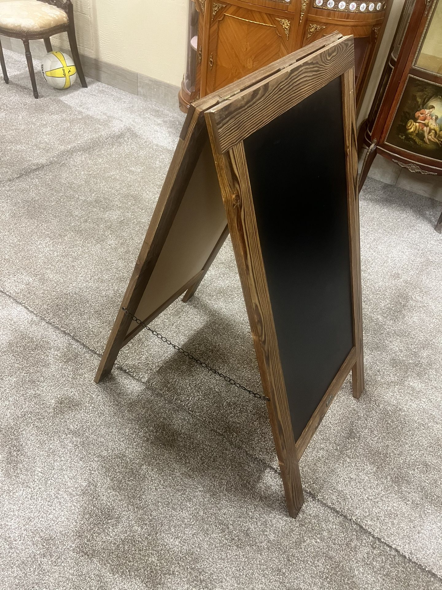 A-Frame Chalkboard Sign, Freestanding Double Sided
