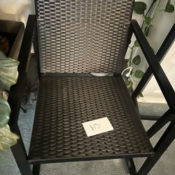 SILLA DE METAL NEGRA 