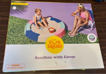 Sun Squad Sandbox With Cover