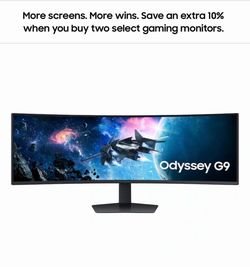 Samsung odyssey G9 gaming monitor