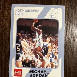 Michael Jordan UNC Card