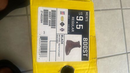 Belleville 800ST Steel Toe Boots black 9.5