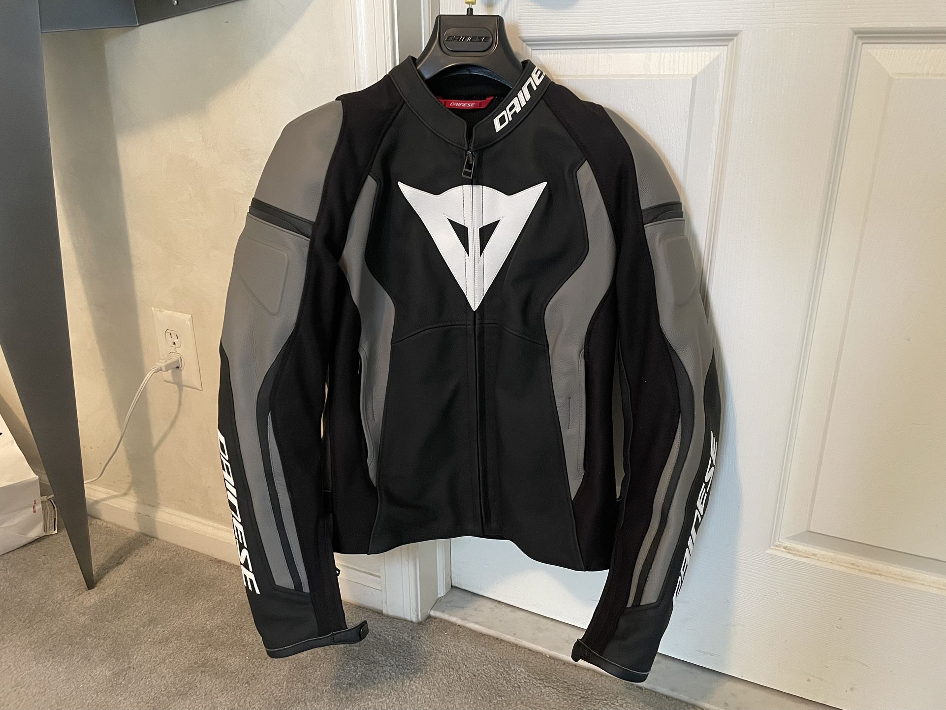 Dianese Women's Leather Motorcycle Jacket Size 44