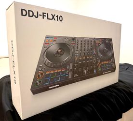 Pioneer DJ DDJ FLX10 4 Channel Performance DJ Controller for Rekordbox and Serato DJ Pro