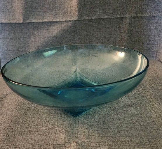 Vintage Atlas Glass Bowl
