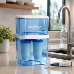 Avanti ZeroWater Water Bottle Kit With Digital TDS Meter - Filtration Kit for Water Dispensers, 2 Refillable Bottles, 2 Ion Exchange Filters (ZJ-007-I