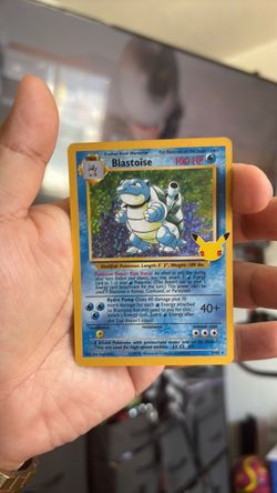 Pokemon 25th Anniversary Blastoise 2/102