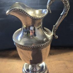 American Coin Silver Civil War Era Pitcher S.Lewis