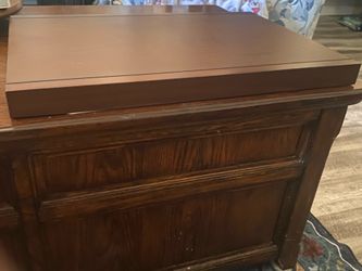 allen + roth 21in Solid Shelf Java Finish Brand New Never open