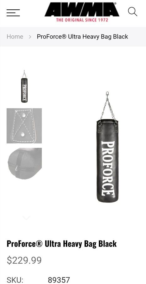 Punching Bag Heavy Weight Bag 100lbs New $70