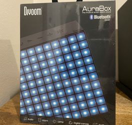 Divoom Aurabox Bluetooth 4.0 Smart LED Speaker with APP Control for Pixel Art Creation