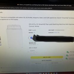 Brand New Washer GE 4.0 Smart HQ