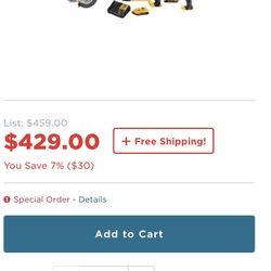 Dewalt 4 Tool Combo Kit