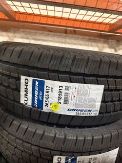 Brand New Tires (1) Kumho Crugen HT51 (265/65R17) (Single) ($135)