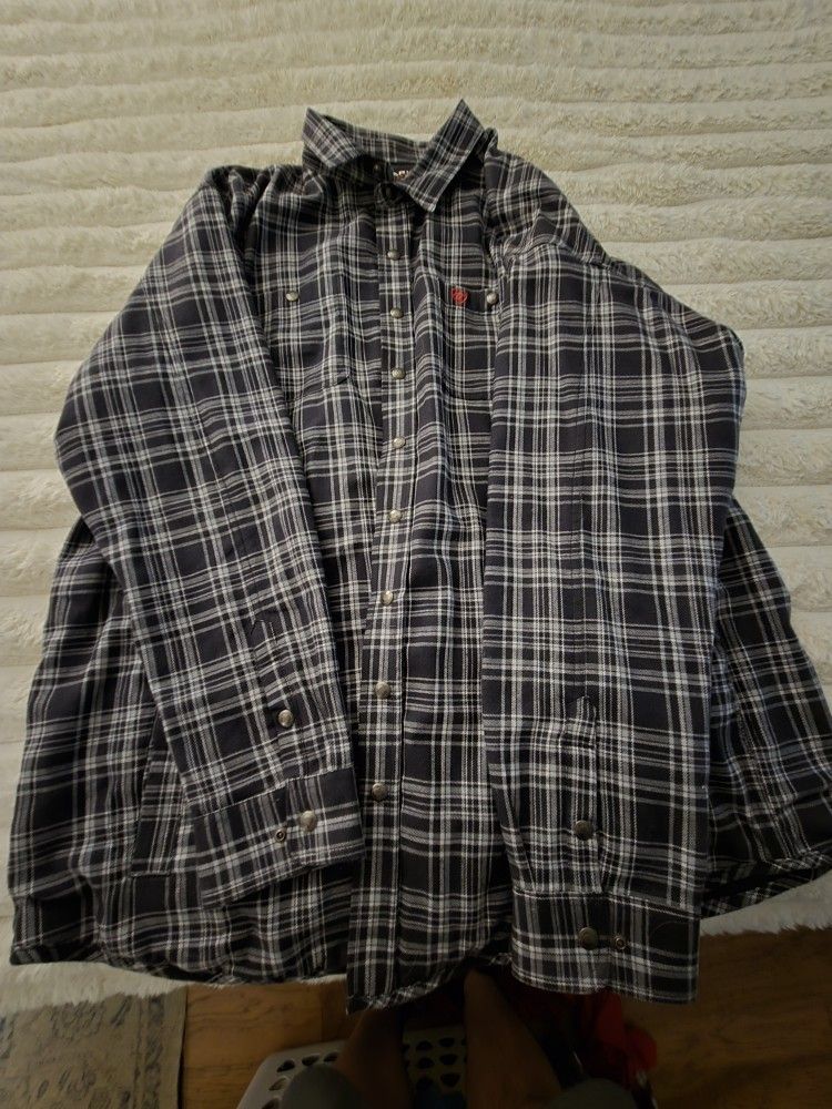 Ariat FR Insulated Flannel Shirt 3XL Tall