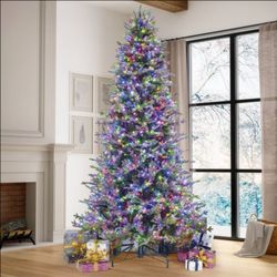 9 Ft Christmas Tree - Costco Pre.Lit Radiant Micro LED w/ Twinkle Artificial Tree