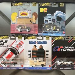 Hot Wheels Pop Culture C Case 2024 Set of 5 Cars HXD63-956C 1/64