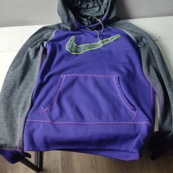 NIKE Women’s Therma Fit Swoosh All Time Pullover Hoodie Size M 