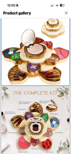 Flower-Shaped All-in-One Makeup Palette Set