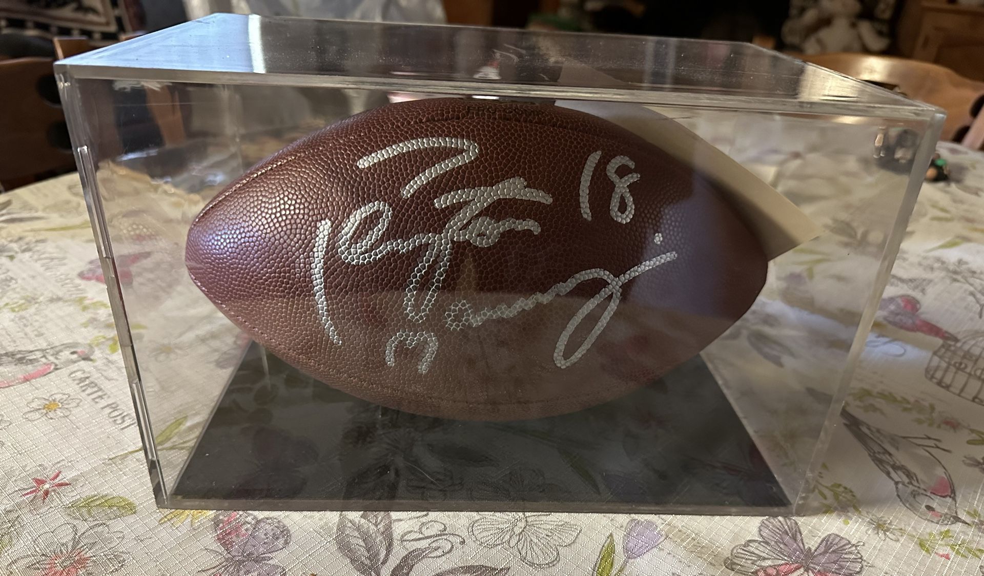 Peyton Manning Indianapolis Colts Signed Football With COA