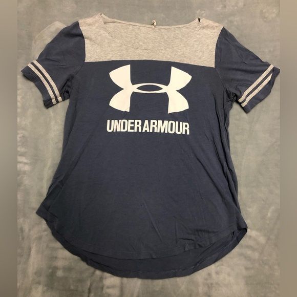 Under Armor blue shirt