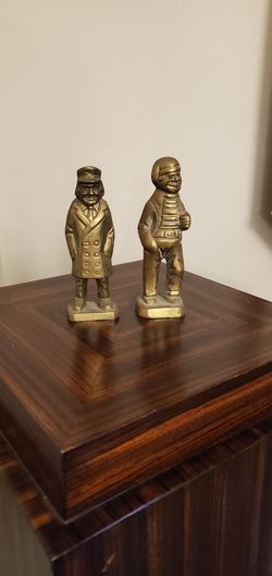 Brass Vintage Fisherman Figure S