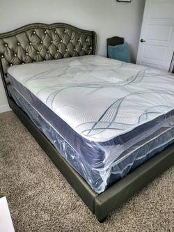 NEW QUEEN MATTRESS WITH BOX SPRING 🔝 ALL SIZES IN STOCK
