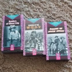 Cliffhangers Classic VHS Collection 3 Box Sets