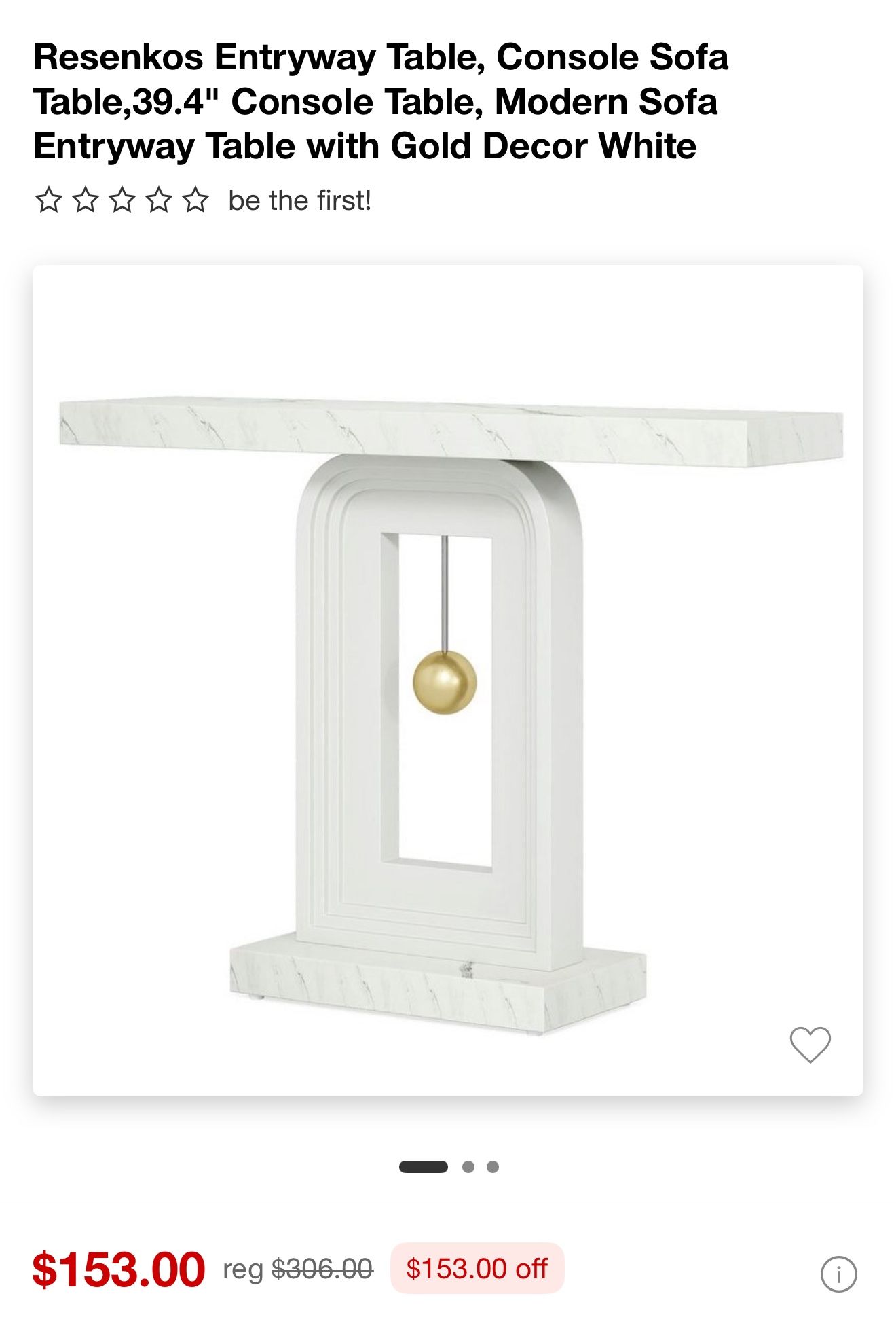 Entry Table/ Console Table