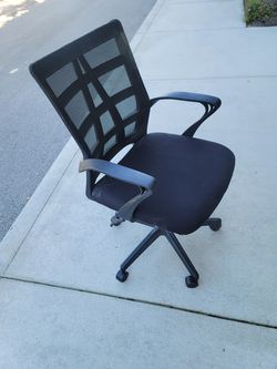 Jaxby Mesh Mid Black Task Office Chair BIFMA Compliant